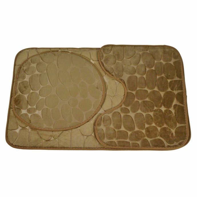 NHS 3800 SHAMWA 2PC 50X80CM BATH MAT