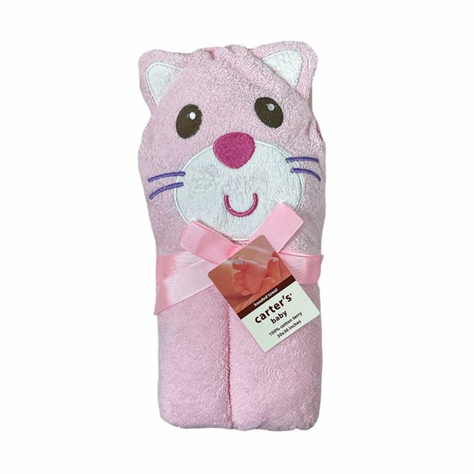 15026 CARTERS BABY HOODED BATH TOWEL