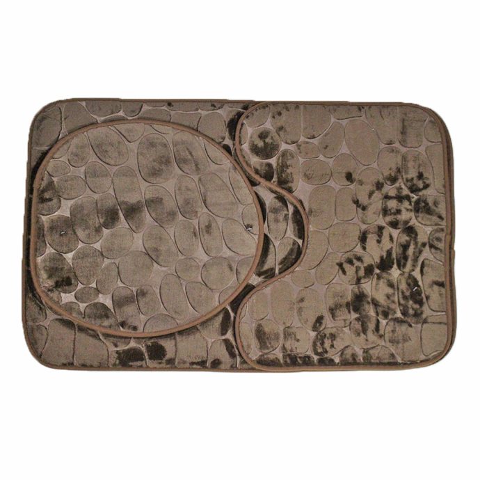 NHS 3800 SHAMWA 2PC 50X80CM BATH MAT