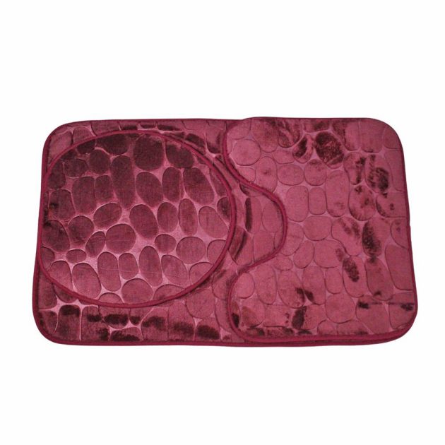 NHS 3800 SHAMWA 2PC 50X80CM BATH MAT